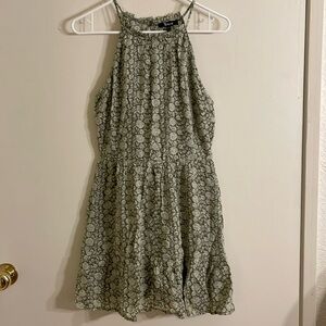 3/$15. Trixxi medium green and light green floral print